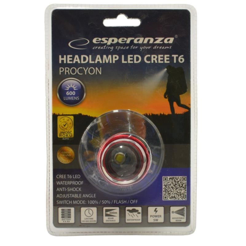 Latarka czołowa Esperanza 1 LED EOT001 Procyon